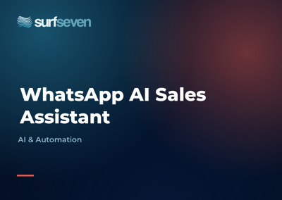 WhatsApp AI sales assistant case study